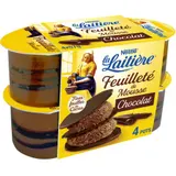 La Laitière Feuilleté De Mousse Chocolat 4x57g