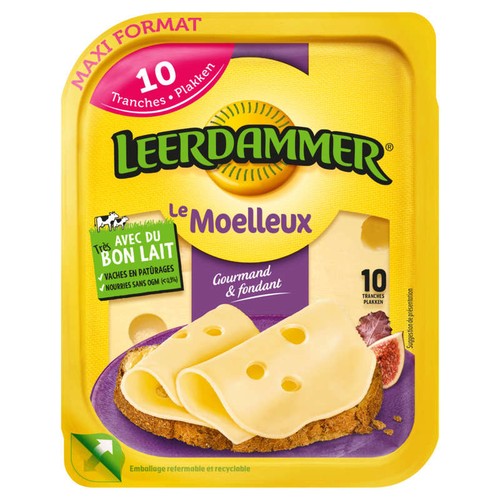 Leerdammer Le Moelleux Tranches x10 250g