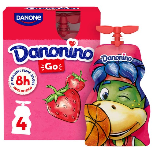 Danonino Yaourt à la Fraise / Banane 4x70g