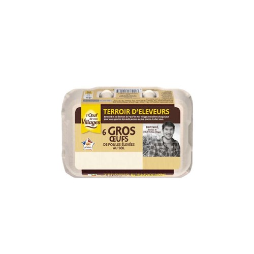 L'Œuf de nos Village Œufs frais x6