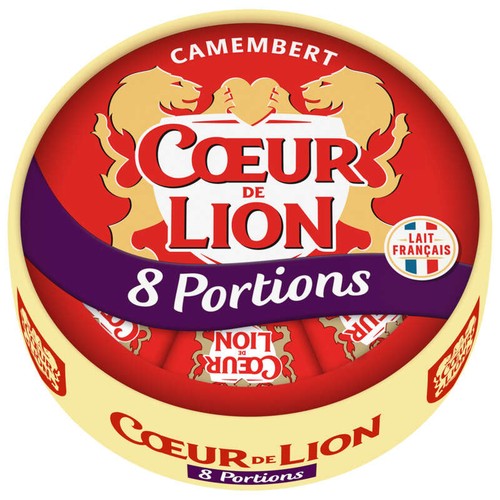 Coeur De Lion Camembert x8 Portions 240g