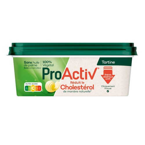 Proactiv Margarine aux stérols végétaux tartine - Expert 225g