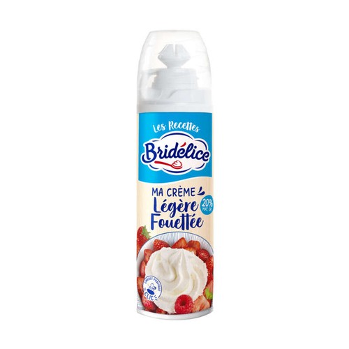 Bridélice Crème Fouettée Légère 20% de Mg 250g
