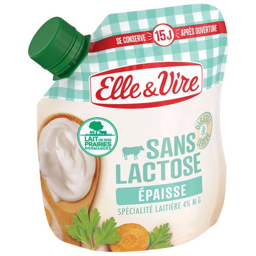 Elle & Vire Spécialité laitière sans lactose 33cl