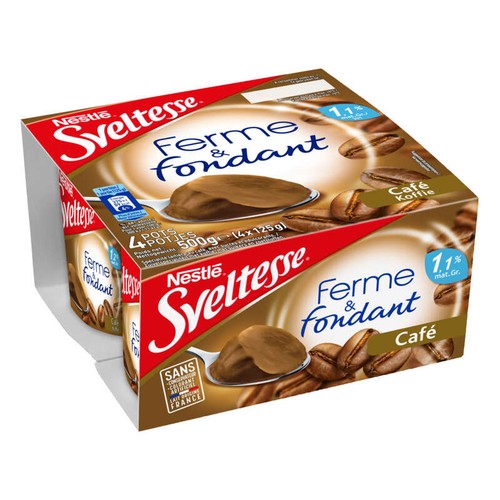 Sveltesse Ferme et Fondant Café 4x125g
