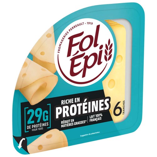 Fol Epi Fromage Riche en protéines x6 Tranches 130g