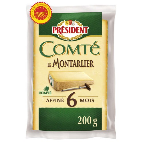 Président Comté Le Montarlier Affiné 6 Mois 200g