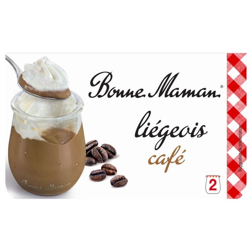 Bonne Maman Liégeois Café 2x105g