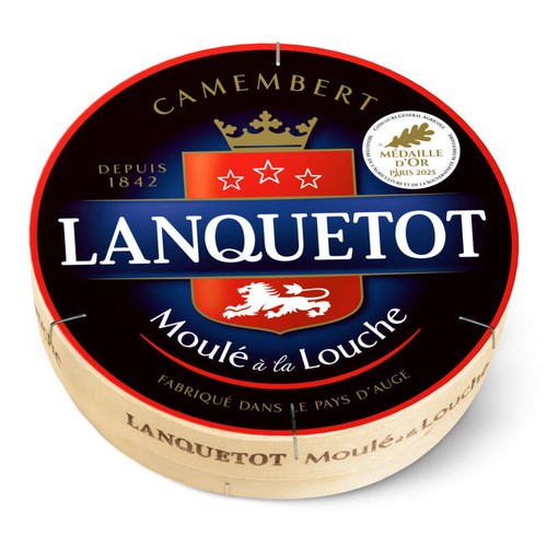 Lanquetot Camembert Lait De Vache Thermisé 250g