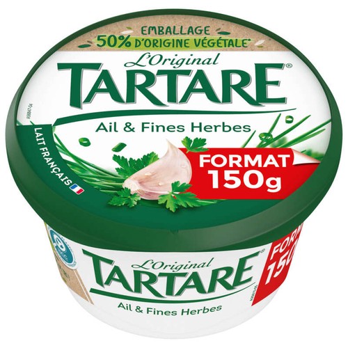 Tartare l’Original  Ail & fines Herbes Pot 150g