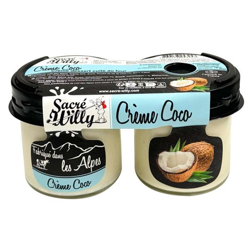 Sacré Willy Crème Coco 2x125g