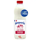 Marguerite - Lait frais entier - La bouteille de 1L