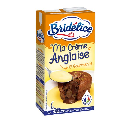 Bridélice Crème anglaise UHT Brique 50cl