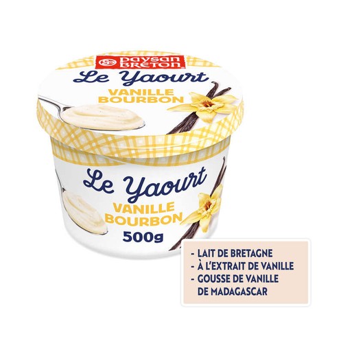 Paysan Breton Yaourt Vanille Bourbon 500g