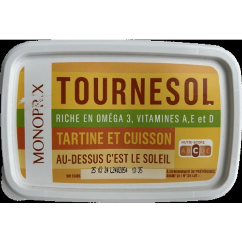 Monoprix Tournesol tartine et cuisson 250g
