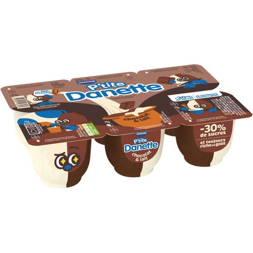 Danette Crème Dessert Chocolat Lait 6x70g