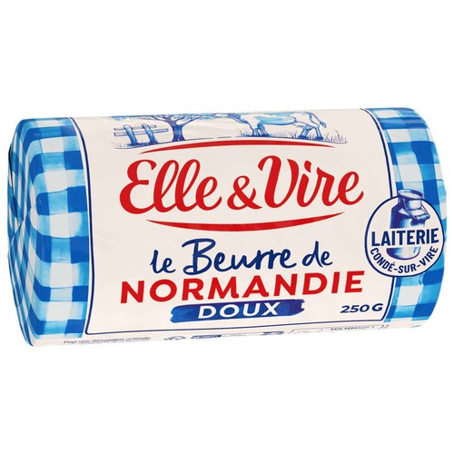 Elle & Vire Elvir Beurre Normandie Doux 250g