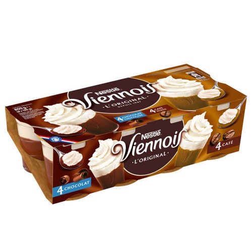 Viennois Liégeois panaché chocolat café 8x100g