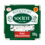 Société Roquefort Fromage AOP au lait cru de brebis 100g