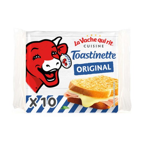 La vache qui rit Toastinette emmental en tranches x10 tranches 200g