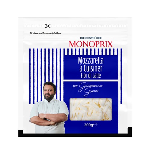 Monoprix x Gianmarco Gorni Mozzarella à Cuisiner Fior di Latte 200g