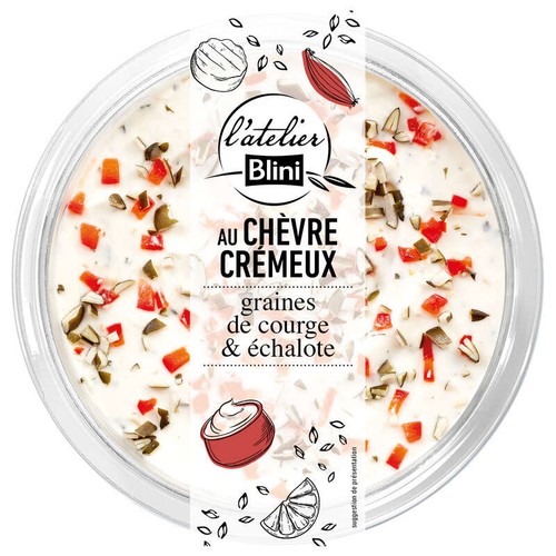 L'Atelier Blini Chèvre Crémeux 140g