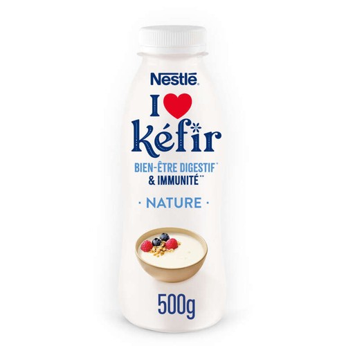 I Love Kéfir Yaourt à Boire Kéfir Nature 500g