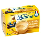 La Laitière Le Petit Pot de Crème Biscuit 4x100g