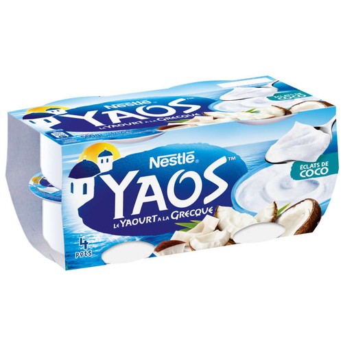 Yaos Yaourt à la Grecque Coco 4x125g