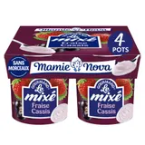 Mamie Nova Le mixé fraise-cassis 4x135g