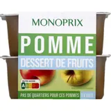 Monoprix Pomme Dessert de fruits 8x100g