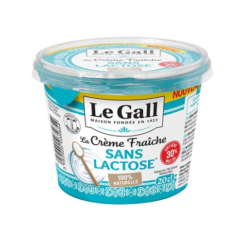 Le Gall  Crème Fraîche Sans Lactose 20cl