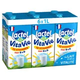 Lactel Vita'Vie Lait Vitaminé 1,0% de Mg 6x1L