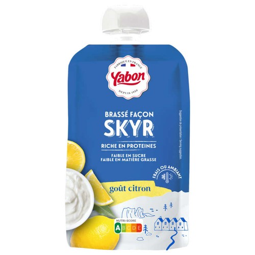 Yabon Brassé façon skyr goût citron 120g