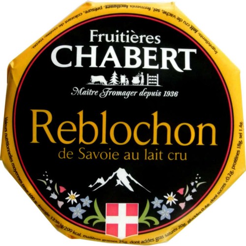Fruitières Chabert Reblochon de Savoie au lait cru aop 450g