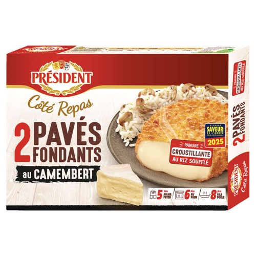 Président Pavés Fondants au Camembert 2x100g