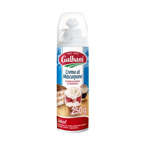 Galbani Crème fouettée mascarpone Bombe 250g