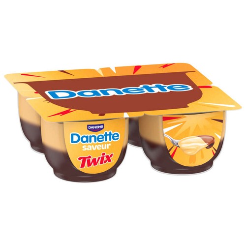 Danette saveur twix  4x115g