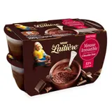 La Laitière Mousse irrésistible chocolat noir 4x50g