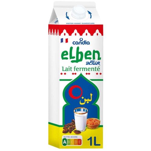 Candia Elben - Lait fermenté - La Brique de 1L