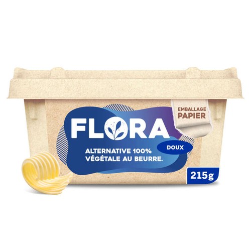 Flora alternative végétale au beurre doux 215g