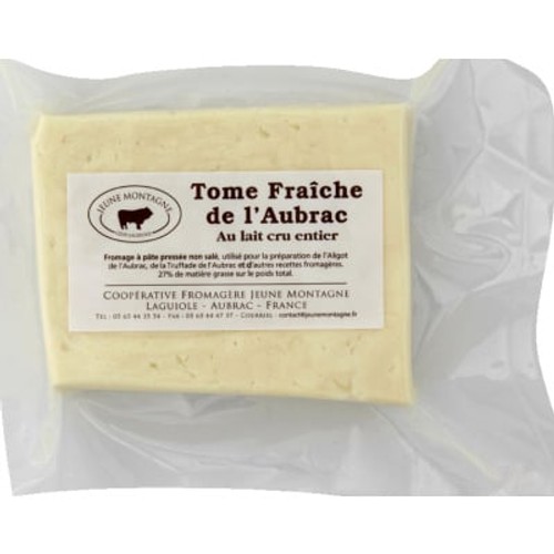 Tome fraîche de l'Aubrac LC 27% 500g