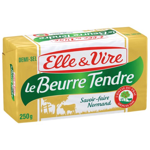 Elle & Vire Beurre Tendre plaquette 250g