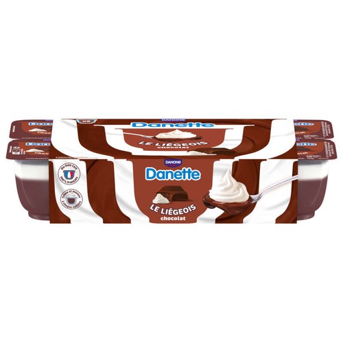 Danette Liégeois chocolat 8x100g
