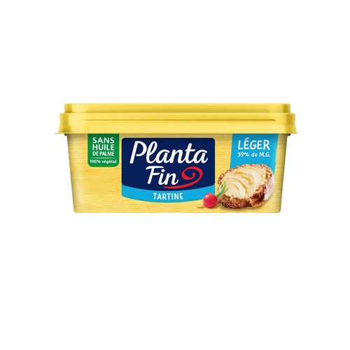 Planta Fin Léger Margarine Sans Huile de Palme 100% végétal 225g