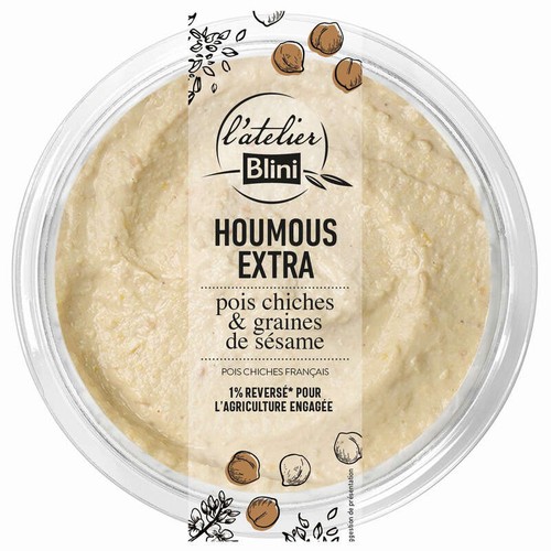 L'Atelier Blini Houmous extra le pot de 175g