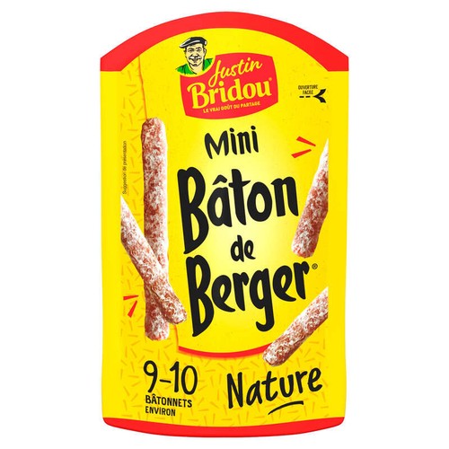 Justin Bridou Mini Bâton De Berger Nature 100g