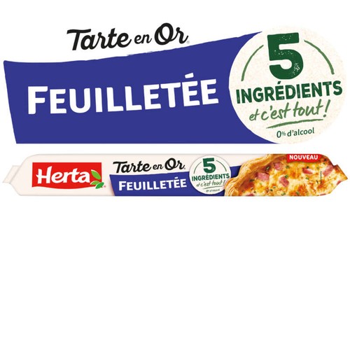 Herta Tarte en Or Pâte feuilletée 230g