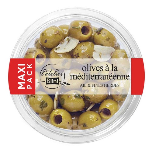 L'Atelier Blini Olives Manzanilla À La Méditérranéenne 300g