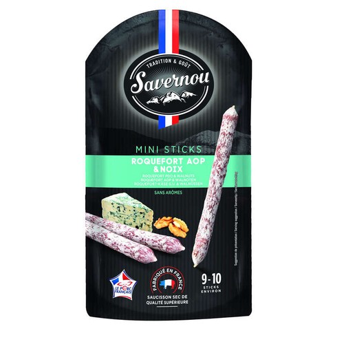 Auvernou Mini'Sticks Roquefort et Noix 100g